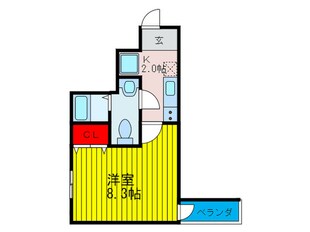 ロイヤルハイツ今市の物件間取画像